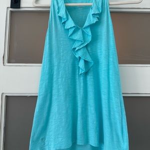 Lilly Pulitzer ruffled tank top